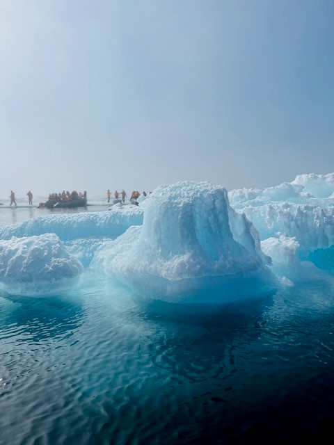 sea ice landing greenland